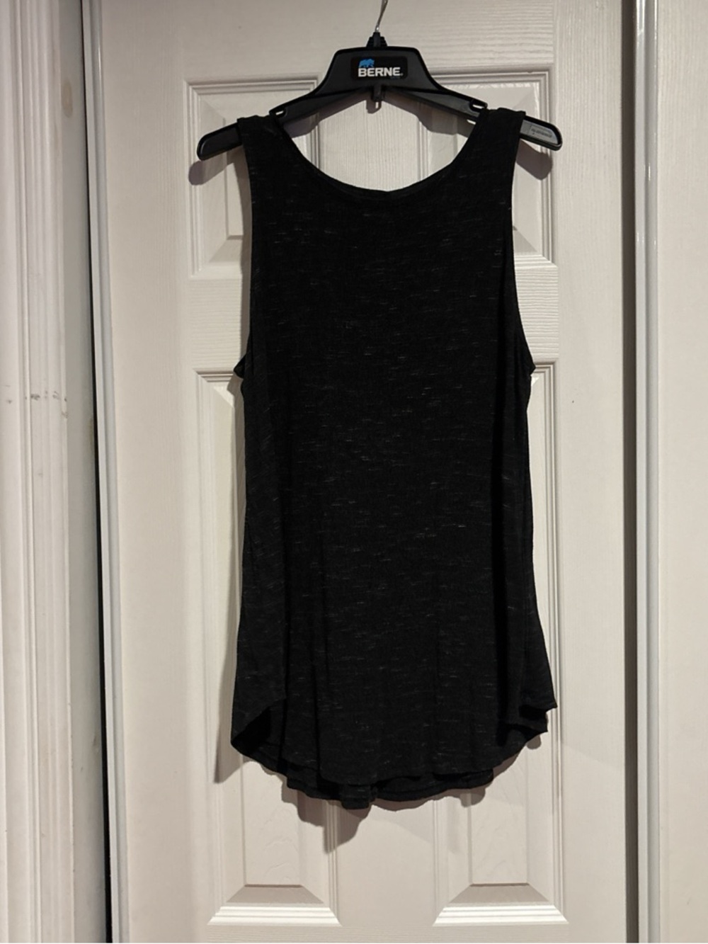 Old Navy Charcoal Black Scoop Tank